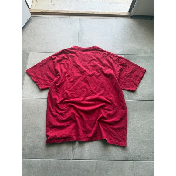 Vintage y2k Metal Mulisha Mens L Red Graphic T-Shirt Motocross Skater Skull - Picture 2 of 6